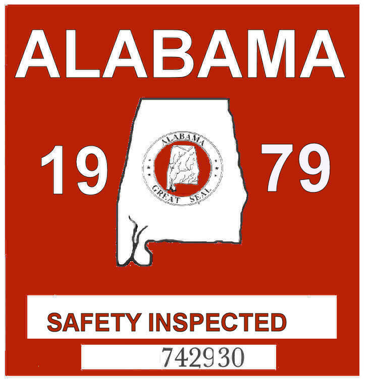 (image for) 1979 Alabama Safety Check inspection Sticker